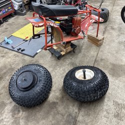 Spartan Tire & Service - '72 El Burro with spanking new rubber, bout to be ready for the weekend ride with friends :)
