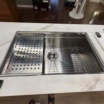 Ferguson Home - Workstation. Large sink but still a place to wash my vegetables. - Kitchen & Bath Near Me - Fresno, California Ferguson Home - Workstation. Large sink but still a place to wash my vegetables. - Kitchen & Bath Near Me - Fresno, California