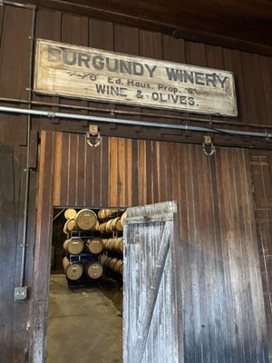 Photo of Pope Valley Winery - Pope Valley, CA, US. Entering the barrel room