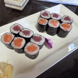 Ichiban Sushi & Hibachi - Salmon roll & tuna roll