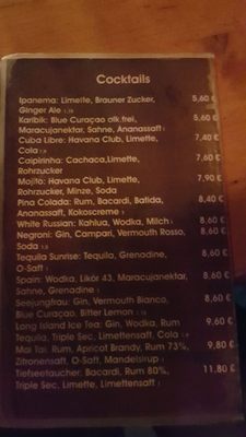 Menu photo 1 Nautibar Göttingen, NI