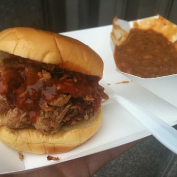 Big Apple BBQ Block Party - Dinosaur pulled pork w beans - Festivals Near Me - New York, New York