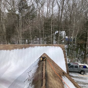 Gardner Construction - Customer had mold in their attic so we cut the ridge open and added ridge vent so it can breathe - Roofing Near Me - Rochester, New Hampshire