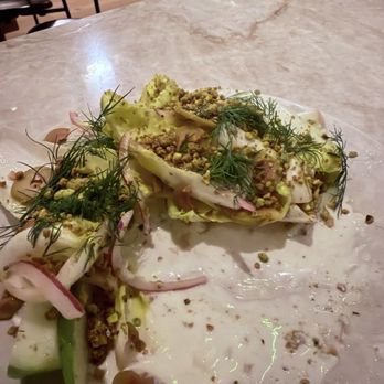 Avec River North - Endive salad - briny, tangy, tart, and crunchy. So creative! I could eat this all day! - Mediterranean Near Me - Chicago, Illinois Avec River North - Endive salad - briny, tangy, tart, and crunchy. So creative! I could eat this all day! - Mediterranean Near Me - Chicago, Illinois