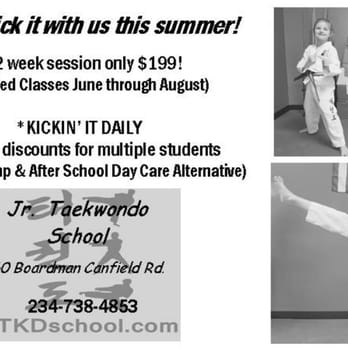 Junior Tae Kwon Do School - Enroll by June 10th for Unlimited Summer classes! *Some restrictions apply, space is limited... - Taekwondo Near Me - Youngstown, Ohio Junior Tae Kwon Do School - Enroll by June 10th for Unlimited Summer classes! *Some restrictions apply, space is limited... - Taekwondo Near Me - Youngstown, Ohio