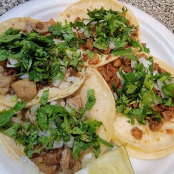 Tacos El Primo - Left: soft tripa tacos Right: crunchy tripa tacos - Tacos Near Me - Las Vegas, Nevada Tacos El Primo - Left: soft tripa tacos Right: crunchy tripa tacos - Tacos Near Me - Las Vegas, Nevada