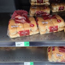 Wow! 25 cents for 8 hot dog buns!