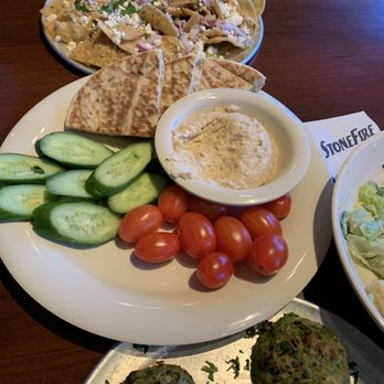 Stonefire Grill - Brea - Chilaquilles, hummus, Mediterranean chicken patties! Yumm! - Barbeque Near Me - Brea, California Stonefire Grill - Brea - Chilaquilles, hummus, Mediterranean chicken patties! Yumm! - Barbeque Near Me - Brea, California