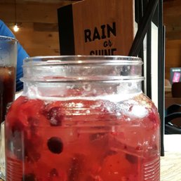 Somersby Raspberry two handed sangria.