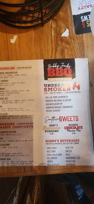 Menu photo 2 Bobby Jacks BBQ Sevierville, TN