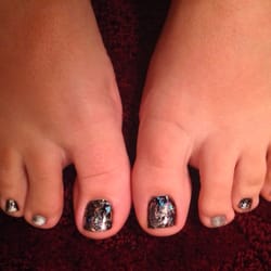 Central Point Beauty Salon - Shellac Pedi By LaDonna!! she works MAGIC with Shellac!!!
