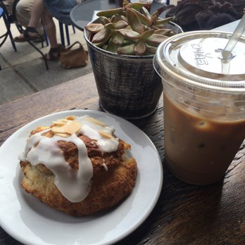 3 Little Figs - Lavender biscuit and iced soy latte. - Coffee & Tea Near Me - Somerville, Massachusetts 3 Little Figs - Lavender biscuit and iced soy latte. - Coffee & Tea Near Me - Somerville, Massachusetts