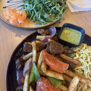 Sona Fusion Kitchen - LOMO SALTADO (BEEF) - Asian Fusion Near Me - Anaheim, California