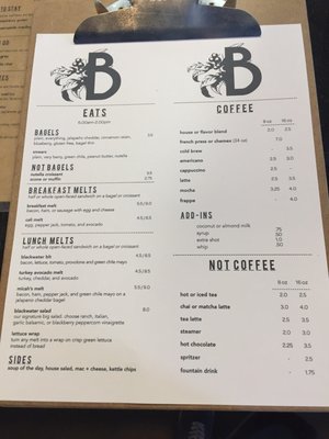 Menu photo 4 Blackwater Coffee Clovis, NM