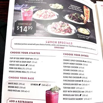 P.F. Chang's - Menu with lunch specials - Asian Fusion Near Me - Ft. Lauderdale, Florida P.F. Chang's - Menu with lunch specials - Asian Fusion Near Me - Ft. Lauderdale, Florida