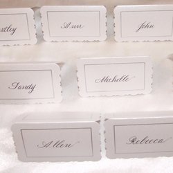 Calligraphy By Katherine Miller - Place Cards for Rehearsal Dinner