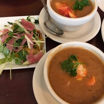 The Sole Proprietor - Lobster bisque and crab cake - Bars Near Me - Worcester, Massachusetts
