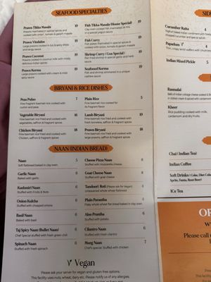 Menu photo 1 Taj Grill & Crust Fairfield, CA