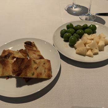Cesare Ristorante - Olives & Parmigiano antipasta - Italian Near Me - Los Angeles, California