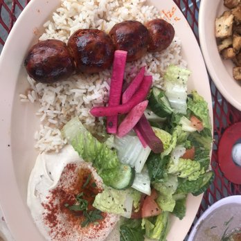 Xtiosu Kitchen - Chorizo kabob - Mediterranean Near Me - Los Angeles, California Xtiosu Kitchen - Chorizo kabob - Mediterranean Near Me - Los Angeles, California