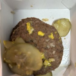 McDonald's - No cheese on a double cheese burger...