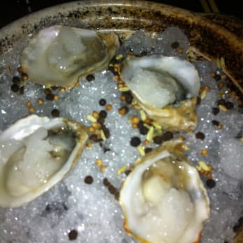 Uchi Houston - Oyster special - Sushi Bars Near Me - Houston, Texas Uchi Houston - Oyster special - Sushi Bars Near Me - Houston, Texas