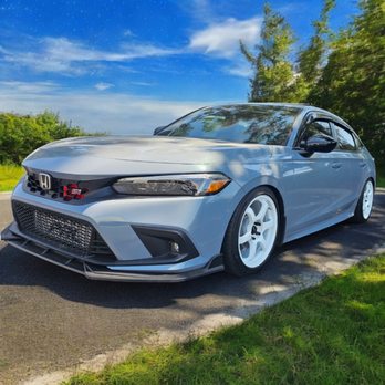 All Metal Customs - 2024 Honda Civic SI Rays wheels powder coated gloss white. - Wheel & Rim Repair Near Me - Corona, California All Metal Customs - 2024 Honda Civic SI Rays wheels powder coated gloss white. - Wheel & Rim Repair Near Me - Corona, California