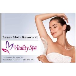 Vitality Laser Spa - Best Hair Removal in Boca Raton! Buy 6 get 8 sessions armpits Laser! Call Now 954 638 3524