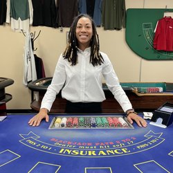 Jack Black Casino Dealer School - This is a small inside of Peter's school.