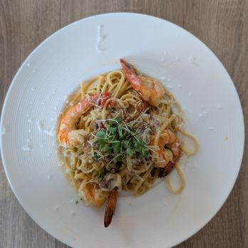 Karkumi Cafe - Spicy Shrimp Linguine. - Cafes Near Me - Scarborough, Ontario