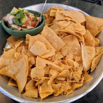 Tallboy Taco - Tallboy: Chips and Ceviche (shrimp and scallops) - Tacos Near Me - Chicago, Illinois Tallboy Taco - Tallboy: Chips and Ceviche (shrimp and scallops) - Tacos Near Me - Chicago, Illinois
