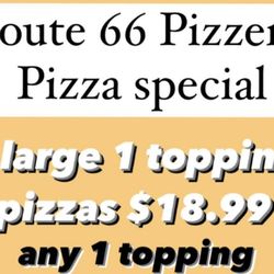 Route 66 Pizza - Specials !