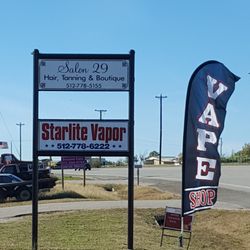 Starlite Vapor - Look for the Vape Shop banner!