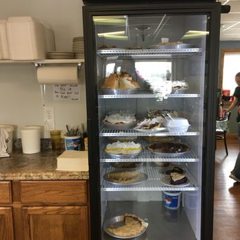 Illinois Riverdock Restaurant - Pie cooler!! - New American Near Me - Hardin, Illinois