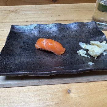 Zilla Sake - Salmon nigiri - Sushi Bars Near Me - Portland, Oregon Zilla Sake - Salmon nigiri - Sushi Bars Near Me - Portland, Oregon
