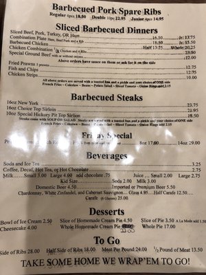 Menu photo 6 Barney's Hickory Pit Concord, CA