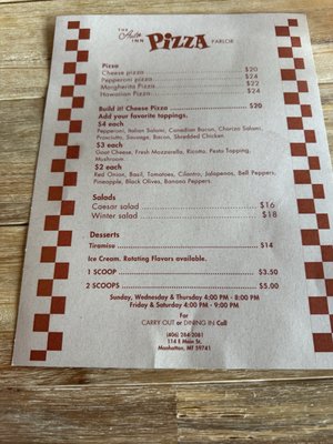 Menu photo 2 The Auto Inn Manhattan, MT