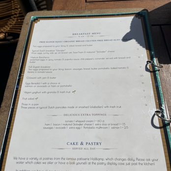 Cafe de Bazel - Breakfast menu - Breakfast & Brunch Near Me - Amsterdam, New Hampshire