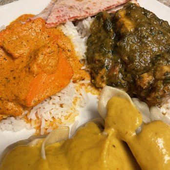 The Kathmandu - a plate of food with rice and sauce - Indian Near Me - Salt Lake City, Utah The Kathmandu - a plate of food with rice and sauce - Indian Near Me - Salt Lake City, Utah