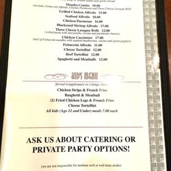 David's Food & Spirits - Menu