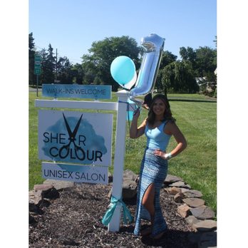Shear Colour - The first of July marks when we opened O N E year ago! The owner, Kimmie, happy and celebrating!! - Hair Salons Near Me - Bridgewater, New Jersey