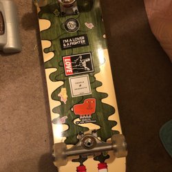 Riot Skatepark - Already begun decorating my board