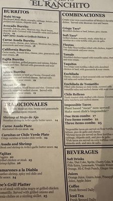 Menu photo 1 Avila's El Ranchito Laguna Beach, CA Menu photo 1 Avila's El Ranchito Laguna Beach, CA
