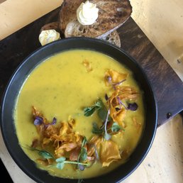 Coconut sweet potato soup