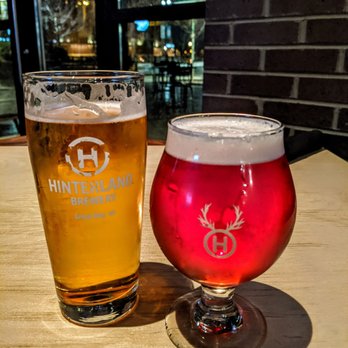 Hinterland Brewery - Packerland pilsner and purple fluffy clouds - New American Near Me - Green Bay, Wisconsin Hinterland Brewery - Packerland pilsner and purple fluffy clouds - New American Near Me - Green Bay, Wisconsin