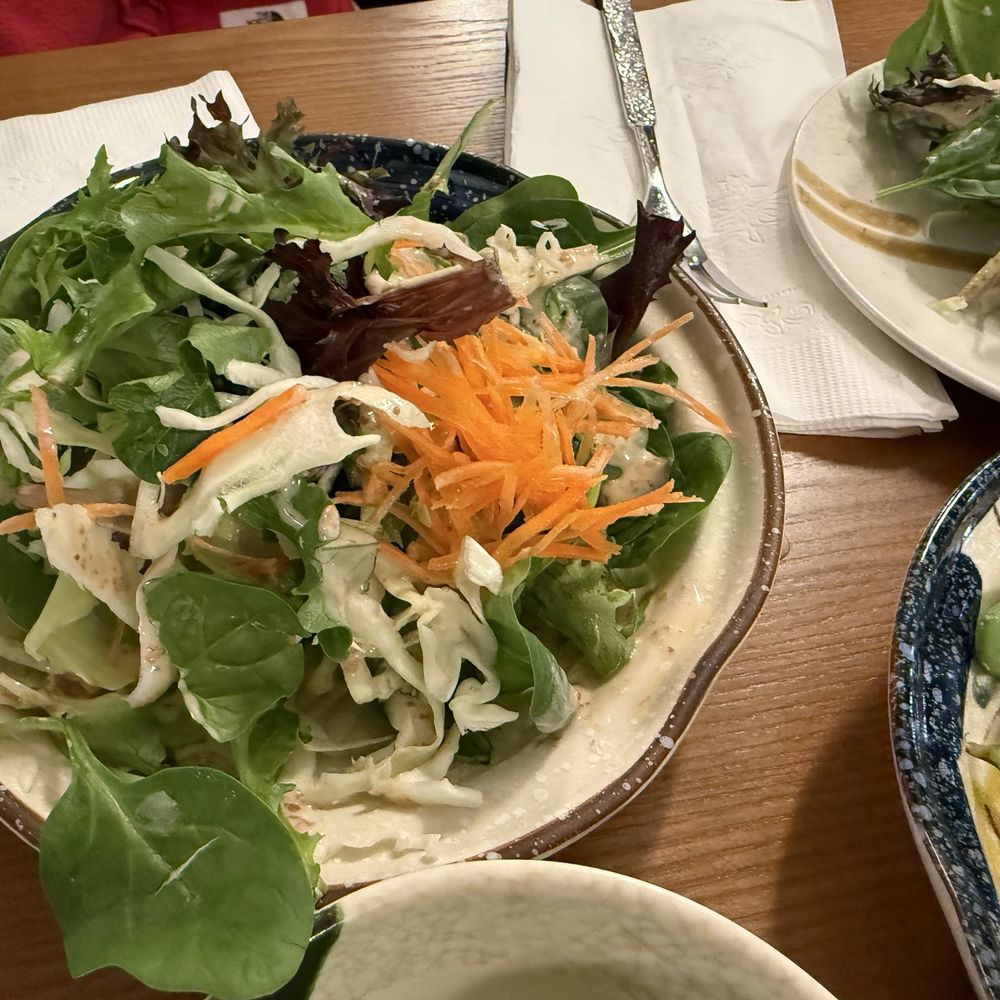 Sushi Kazoku - Nice salad with yummy dressing - Japanese Near Me - San Carlos, California Sushi Kazoku - Nice salad with yummy dressing - Japanese Near Me - San Carlos, California