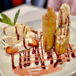 Flames Restaurant - Fried banana-just get it!