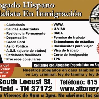 Velez Immigration Law - Veles law - Immigration Law Near Me - Nashville, Tennessee Velez Immigration Law - Veles law - Immigration Law Near Me - Nashville, Tennessee