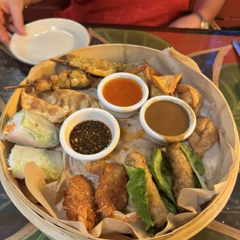 Indochine - Appetizer sampler. - Asian Fusion Near Me - Wilmington, North Carolina