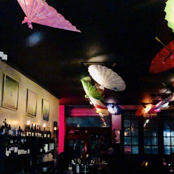 Same Same Thai - Great use of umbrella on the ceiling! - Wine Bars Near Me - Los Angeles, California